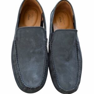 Clarks Men's Charcoal Slip-On Loafers